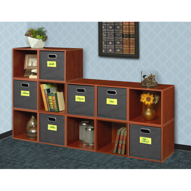 Rebrilliant Chastain Storage Cube Unit Bookcase & Reviews Wayfair